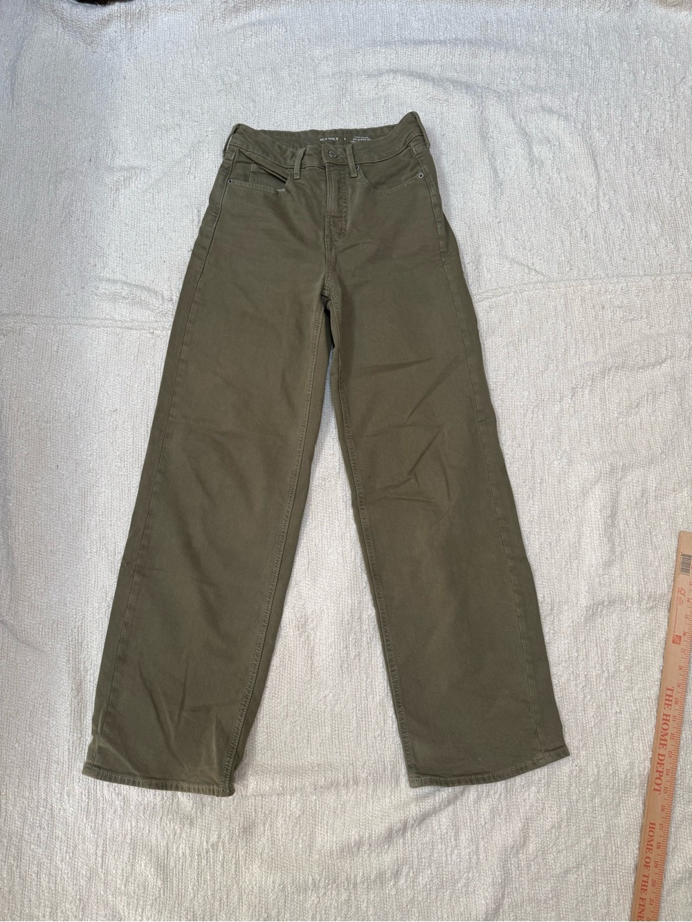 Old Navy Extra High-Rise Sky-Hi Wide Leg Secret Smooth Jeans Size 0